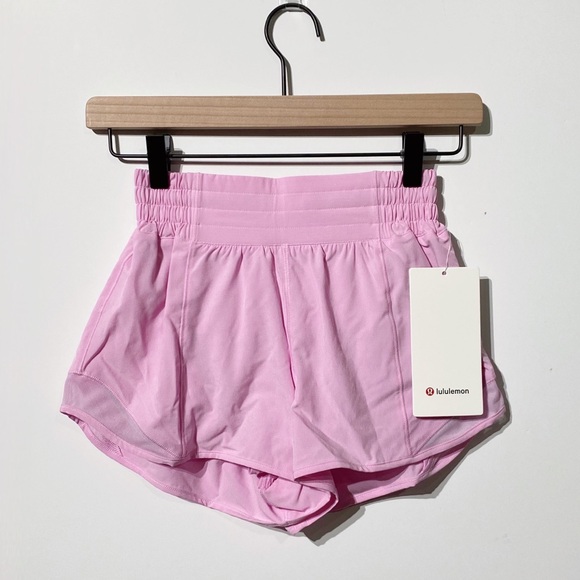 Lululemon Hotty Hot HR Short 2.5” Lined Vita Pink - Picture 1 of 10